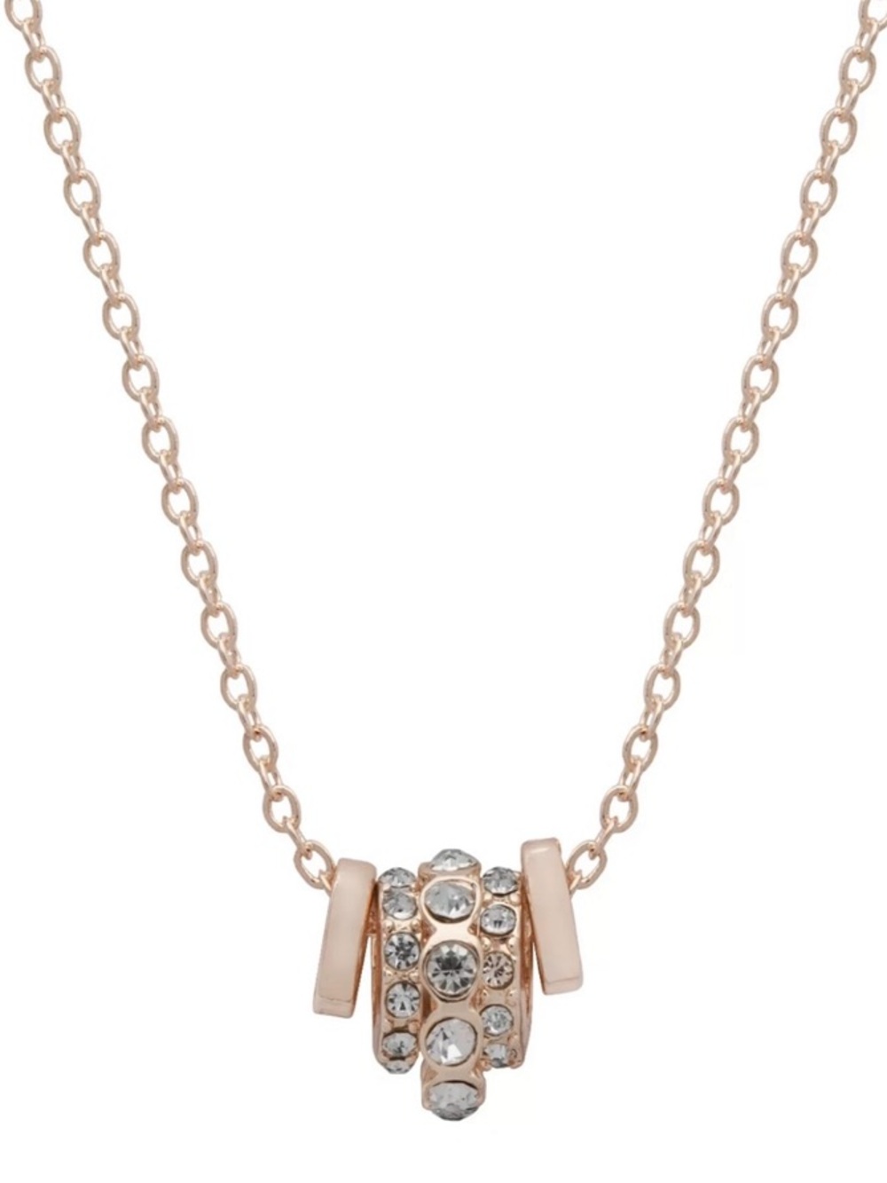 Crystal Rings Necklace - Picture 1 of 5